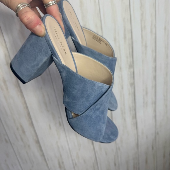 Cole Haan Women's Baby Blue Gabby Mules 8.5 - Picture 7 of 9
